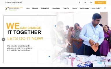 pehofoundation.org screenshot