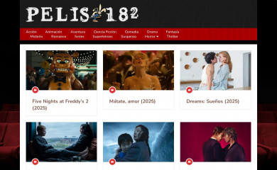 pelis182.com screenshot