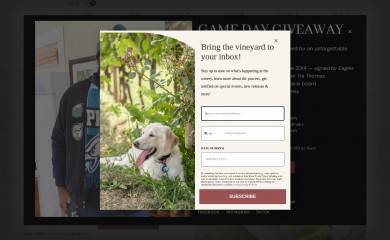 pennswoodswinery.com screenshot