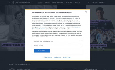 penamadridista.hu screenshot