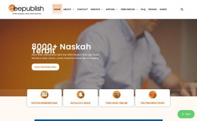 penerbitdeepublish.com screenshot
