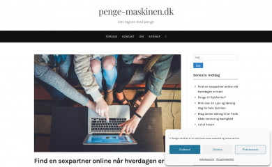 penge-maskinen.dk screenshot