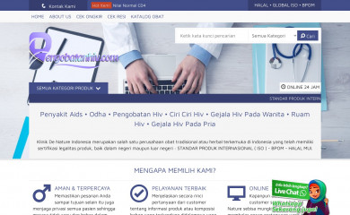 pengobatanhiv.com screenshot