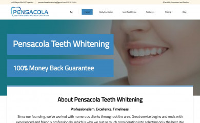 pensacolateethwhitening.net screenshot