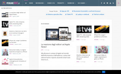 pensaremac.it screenshot