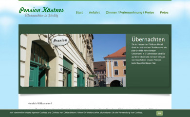 pension-kaestner.de screenshot
