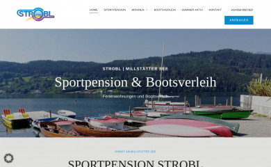 pensionstrobl.at screenshot