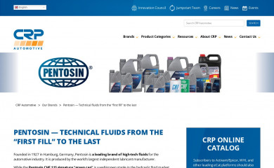 pentosin.net screenshot