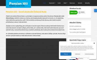 penzion103.cz screenshot