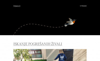 pesjanar.si screenshot