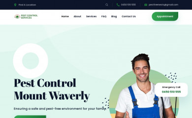 pestcontrolmountwaverly.com.au screenshot