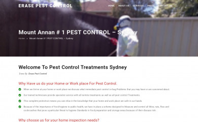 pestcontrolmountannan.com.au screenshot
