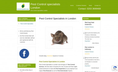 pestcontrolspecialists.co.uk screenshot