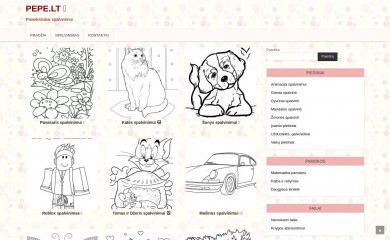 pepe.lt screenshot