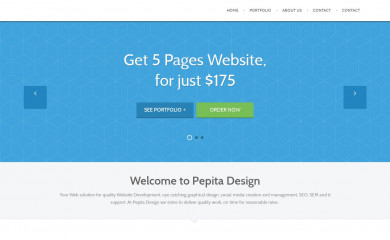 pepitadesign.com screenshot