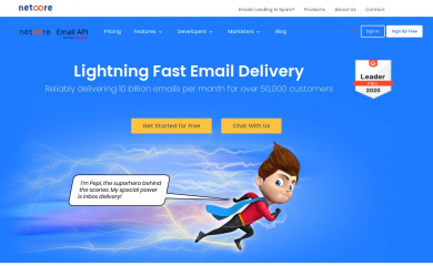 pepipost.com screenshot