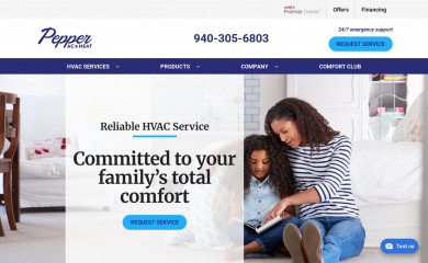 pepperac.com screenshot