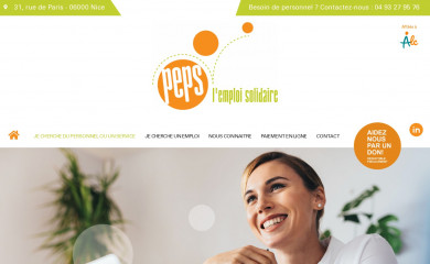 peps-asso.org screenshot