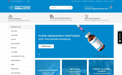 peptides.co.uk screenshot