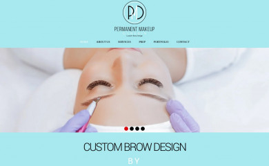 permanentmakeupdunedin.com screenshot
