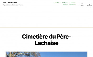 pere-lachaise.com screenshot