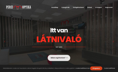 pereioptika.hu screenshot