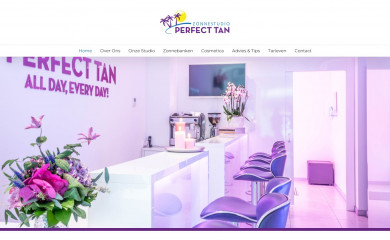 perfecttan.nl screenshot