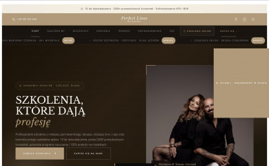 perfectlinesstudio-szkolenia.eu screenshot