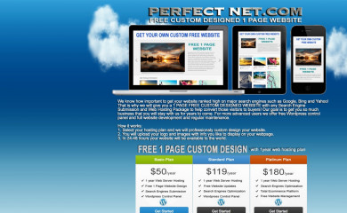 perfectnet.com screenshot