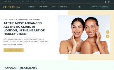 perfectskinstudio.co.uk screenshot