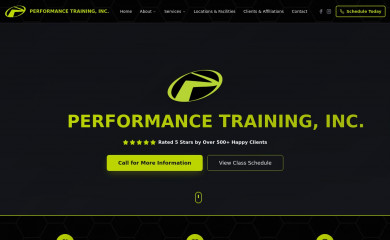performancetraininginc.com screenshot