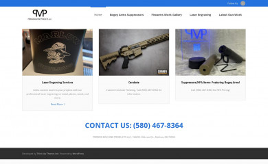 perkinsmachineproducts.com screenshot