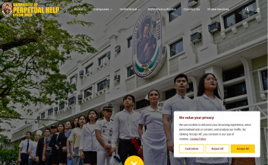 perpetualdalta.edu.ph screenshot