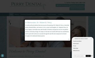 perrydentalinc.com screenshot