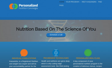 personalizednutritionconcierges.com screenshot