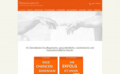personalservice-ruhrgebiet.de screenshot