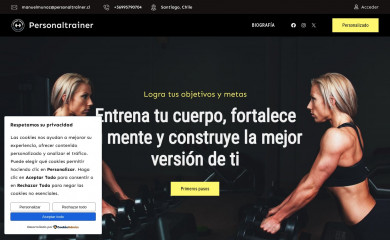 personaltrainer.cl screenshot