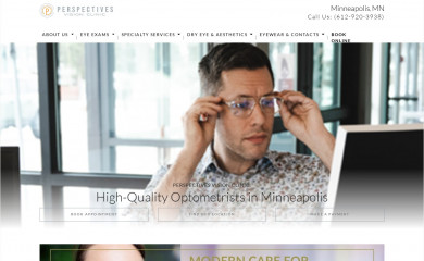 perspectivesvisionclinic.com screenshot