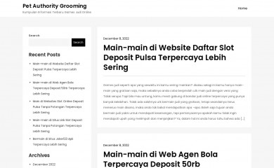 petauthoritygrooming.com screenshot