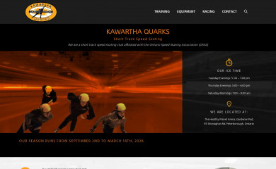 peterboroughspeedskating.com screenshot