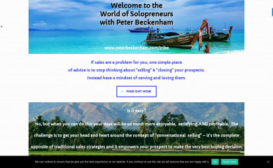 peterbeckenham.com screenshot