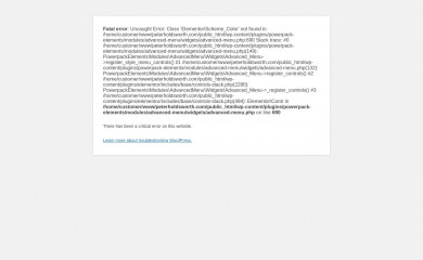 peterholdsworth.com screenshot