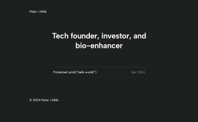 peterjmills.com screenshot