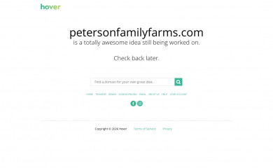 petersonfamilyfarms.com screenshot