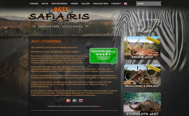 petesafaris.dk screenshot