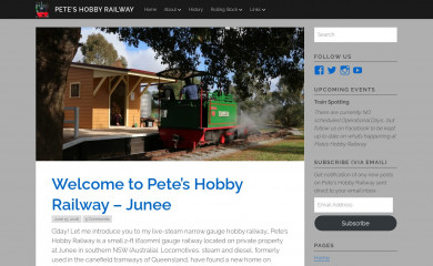 peteshobbyrailway.club screenshot