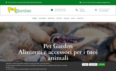 petgardenroma.it screenshot