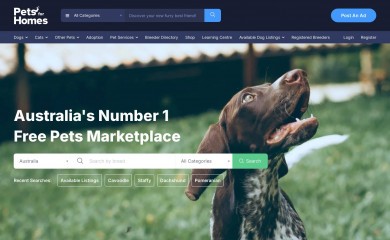 petsforhomes.com.au screenshot
