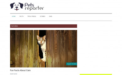 petsreporter.com screenshot