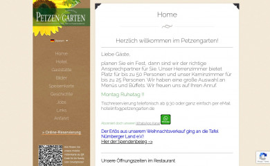 petzengarten.de screenshot